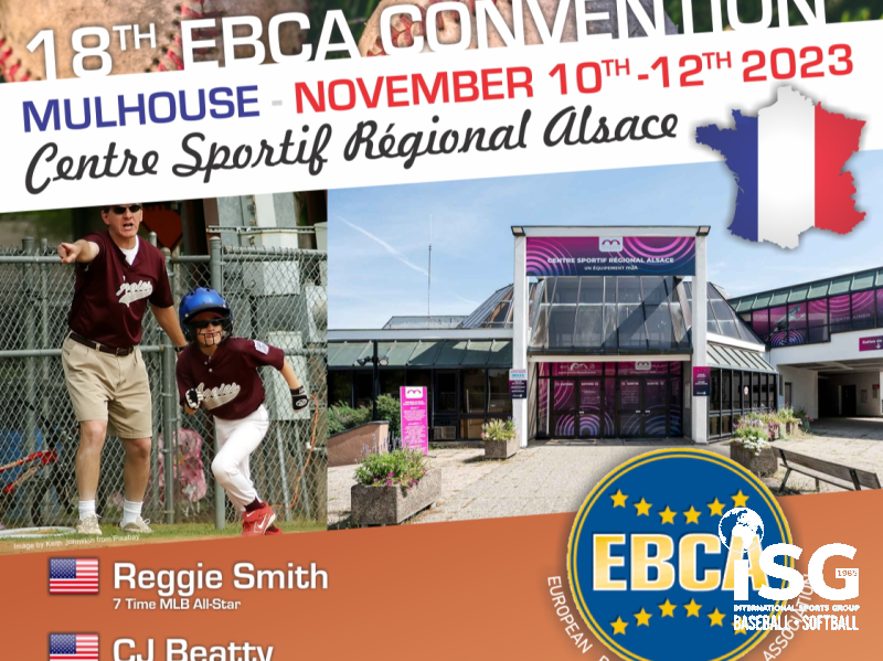 18th EBCA Convention 2023 - ISG Baseball-Softball